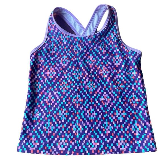 LL Bean UPF 50 Tank Top For Sports Or Water Play Girls Size 12 - Picture 1 of 7